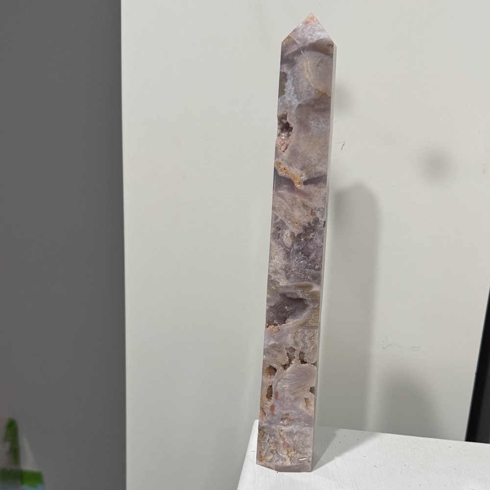 Natural Stone Obelisk Decor